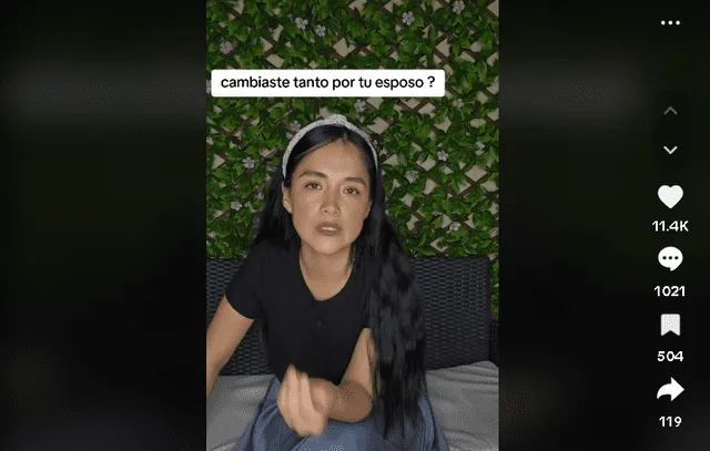 Katy Jara le contestó a sus críticos. Foto: TikTok.   