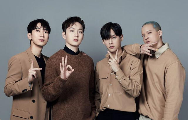 Eunkwang, Changsub, Minhyuk y Peniel, miembros activos de BTOB. Foto: CUBE