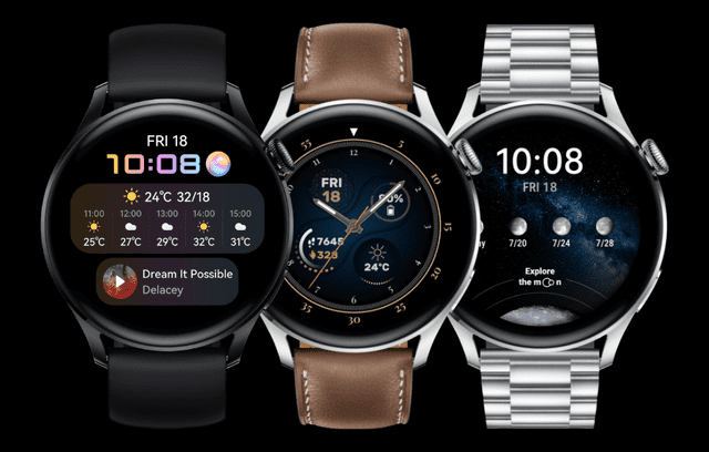 Diseño versión Huawei Watch 3. Foto: Huawei