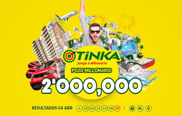 Pozo millonario la Tinka. Foto: Intralot