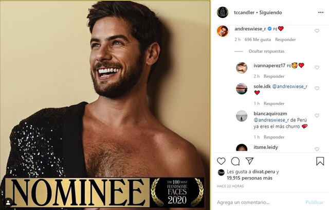 Fans comentan nominación de Andrés Wiese.