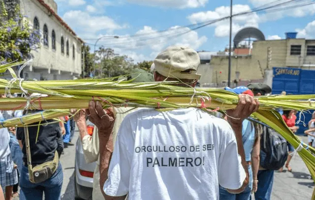 Los venezolanos que participan como Palmeros de Chacao se sienten orgullosos de ello. Foto: El Universal.   