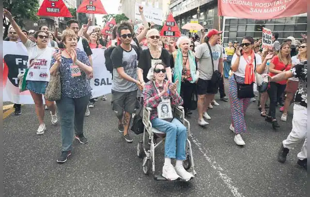  Abuelas de Plaza de Mayo. Foto: AFP.    