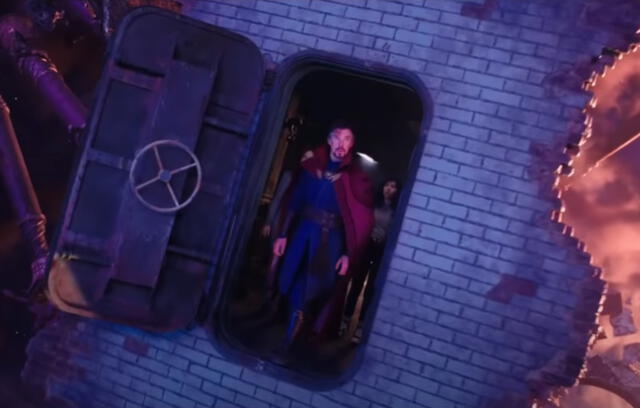 Doctor Strange y América Chávez viajando por el multiverso. Foto: Marvel