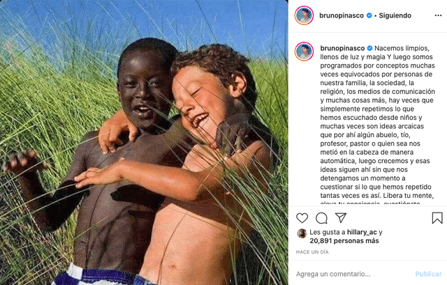 Bruno Pinas en Instagram