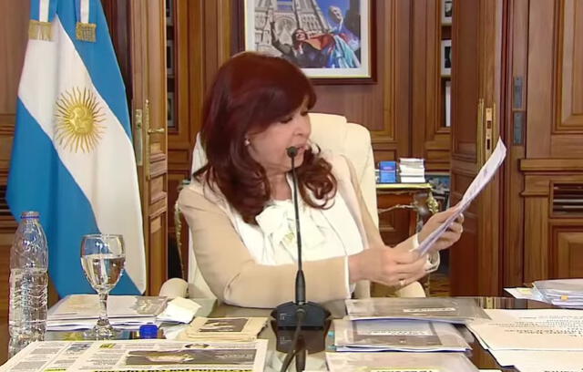 Cristina Kirchner se defiende tras el pedido de la Fiscalía. Foto: Infobae/ YouTube