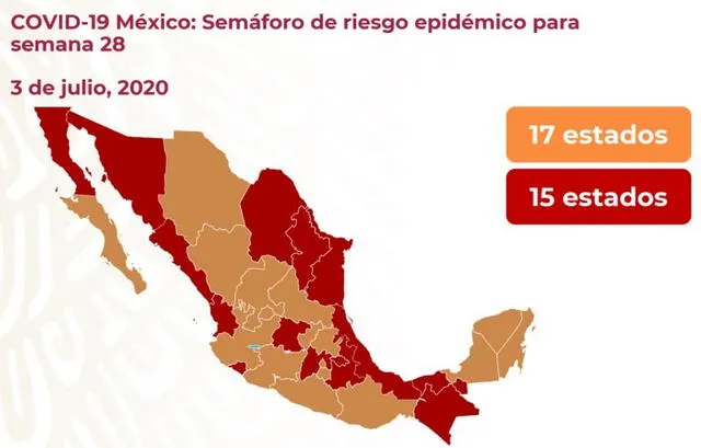 Semáforo rojo México