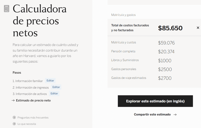 requisitos para entrar a Harvard con beca | cuánto cuesta estudiar en Harvard en dólares | beca en Harvard | Estados Unidos | estudiar en EEUU como extranjeros