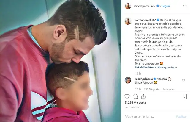 Nicola Porcella dedica carta a su hijo: “Me hice la promesa de hacerte un gran hombre, con valores”