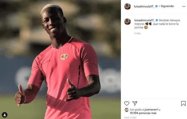 Luis Advíncula desactiva comentarios en Instagram