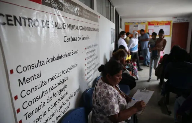 Salud mental - centro comunitario. Foto: Andina