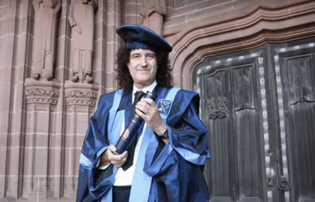 La estrella de rock se graduó en Física y Astronomía en el Imperial College de Londres en 1968. Foto: Brian May/captura.