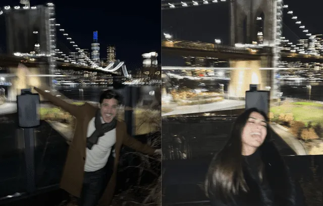 La pareja de actores viajó a New York en vísperas de Navidad.Foto: Instagram/captura.