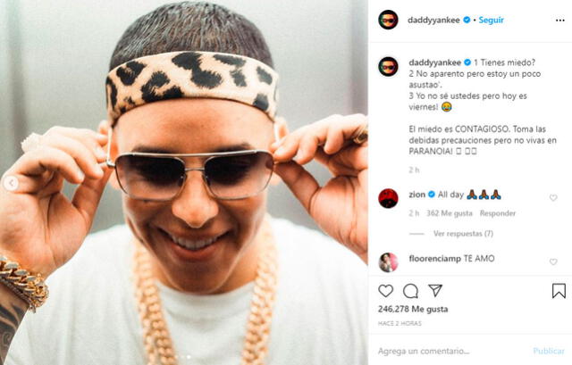 Foto captura: Daddy Yankee Instagram