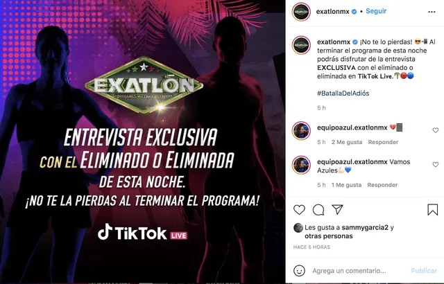 No te pierdas el programa Exatlón México en vivo este 17 de octubre.