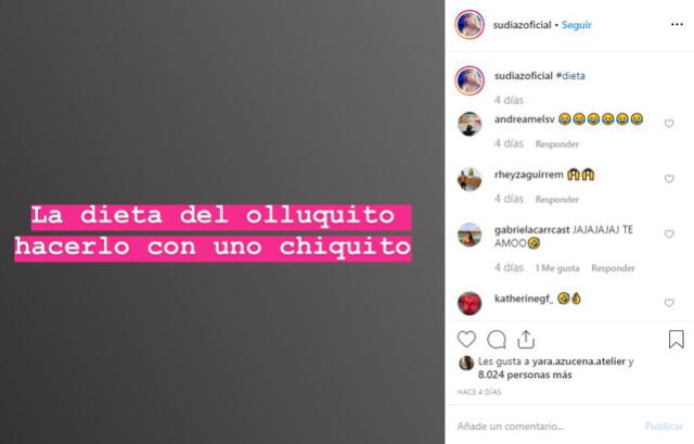 Instagram de Susy Díaz