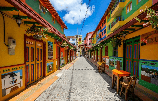  Los colores son otro gran detalle del mejor pueblo de Latinoamérica. Foto: Traveler<br>    