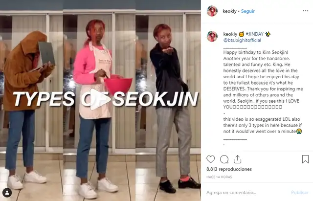 ARMY celebra el cumpleaños de Jin. ARMY celebra el cumpleaños de Jin.