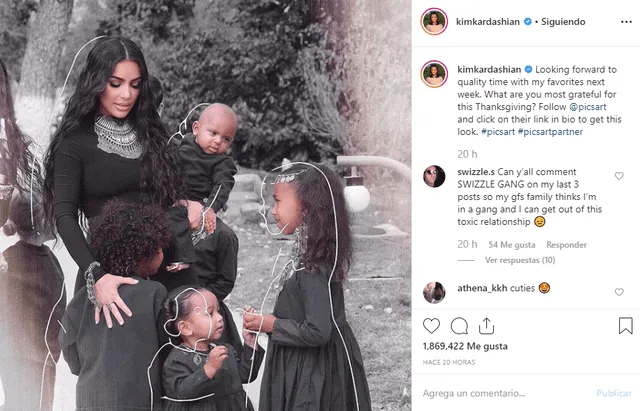Kim Kardashian dedica tierno mensaje a sus hijos.