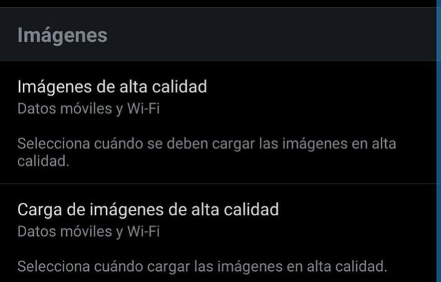 Cómo habilitar la opción para subir en Twitter imágenes en alta calidad. Foto: Xataka Android