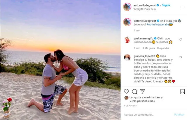 Foto captura: Antonella De Groot Instagram