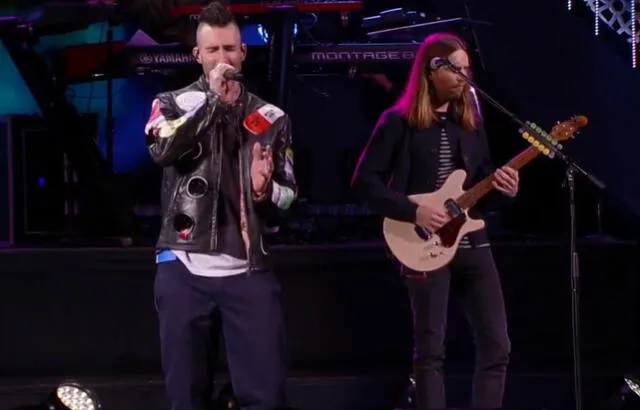 Maroon 5 emociona a público en la cuarta noche del Festival de Viña del Mar 2020. Foto: difusión