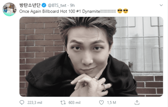 BTS, RM, Twitter, cumpleaños, Billboard Hot 100