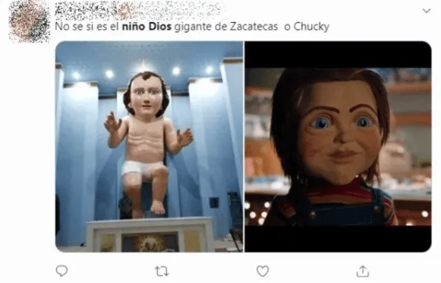 Los mejores memes del Niño Dios gigante de Zacatecas en Facebook y Twitter