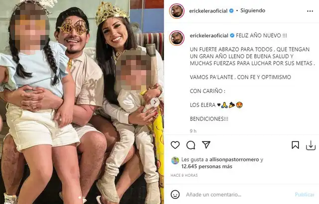 Así celebraron los famosos el Año Nuevo 2022. Foto: Instagram
