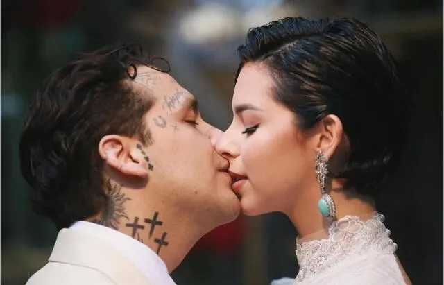 a poco tiempo que hicieran oficial su relación Ángela Aguilar y Christian Nodal se dijeron ¡sí, acepto! ante el altar. Foto: Instagram nodal 