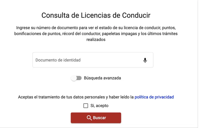 Duplicado de licencia de conducir