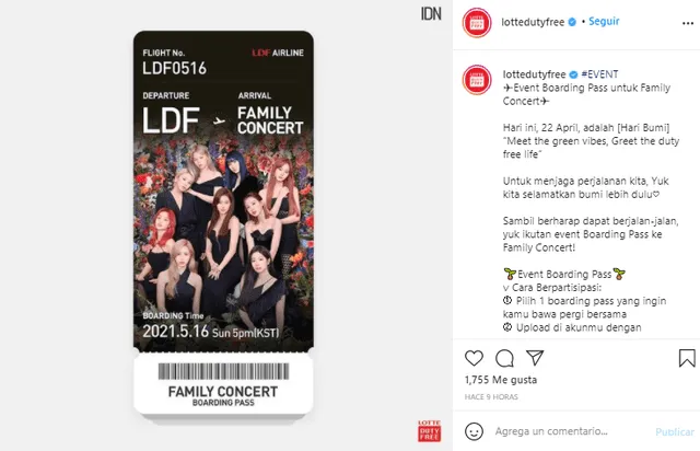 TWICE, Lotte duty free family concert 2021