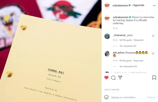 Más de un fanático quiere saber quién será el nuevo cameo en Cobra Kai. Foto: @cobrakaiseries/Instagram