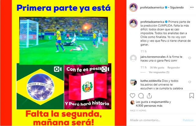 Perú vs. Chile: Reinaldo Dos Santos predijo al ganador del ‘Clásico del Pacífico’