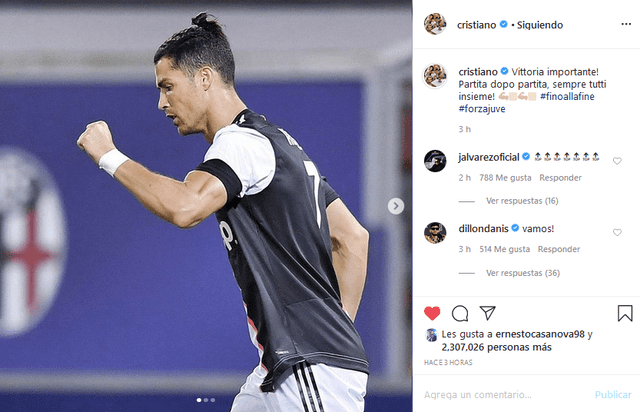 Cristiano Ronaldo: emotivo mensaje tras gol