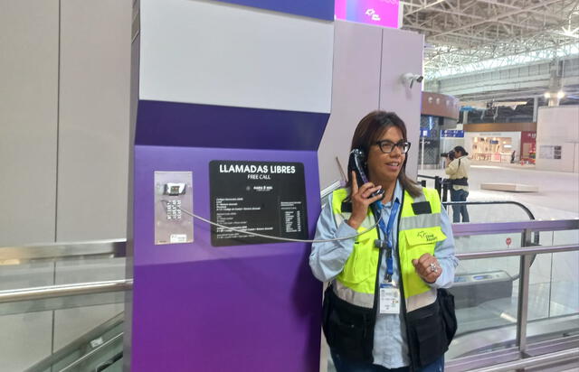  El nuevo aeropuerto contará con un teléfono para realizar llamadas gratuitas a nivel nacional e internacional. Foto: LR   