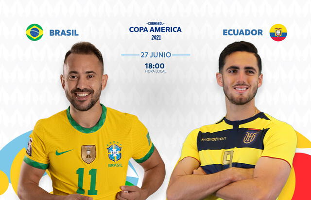 Brasil y Ecuador se enfrentan por la última fecha. Foto: Copa América