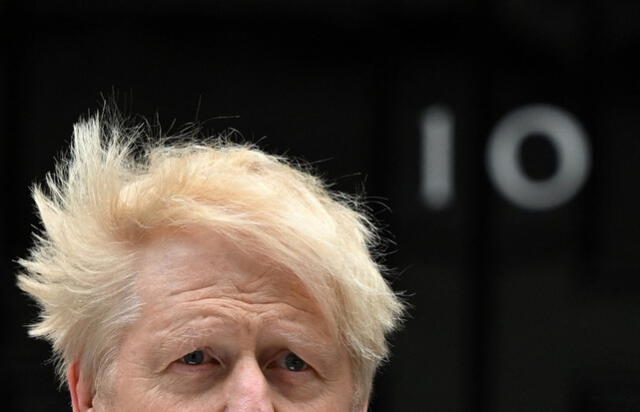 Johnson se despidió del Parlamento británico con un “hasta la vista, 'baby'”. Foto: AFP   