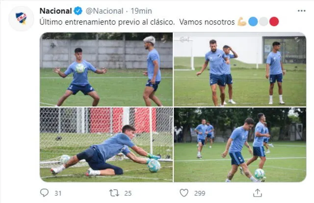 El Bolso no vence a Peñarol desde el 2019. Foto: Nacional/Twitter