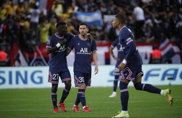 Las mejores fotos del debut de Messi con el PSG. Foto: difusión