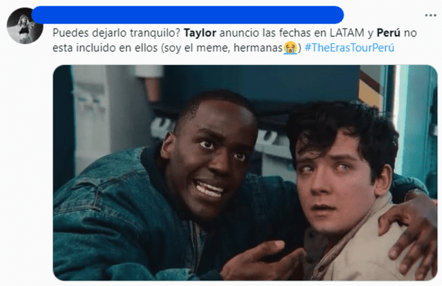 Taylor Swift: peruanos reaccionan tras observar que Perú no es sede del 