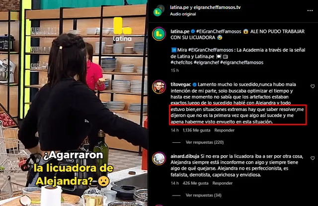  Tito Vega rompe su silencio en redes sociales. Foto: Captura Instagram.   