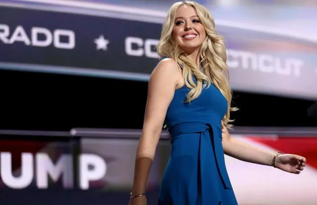  A Tiffany Trump no le gusta la política, pero eso no impidió que apoyará incondicionalmente a su padre. Foto: Bloomberg<br>    