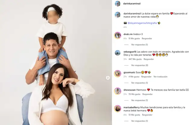 Publicación de Darinka Ramírez. Foto: Instagram   