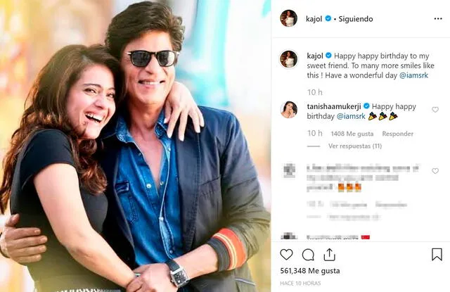 Shah Rukh Khan emocionado por la increíble sorpresa que le dieron por sus 54 años