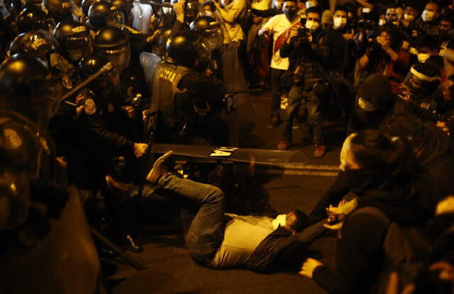 Protesta. Foto: Marco Cotrina / URPI - GLR