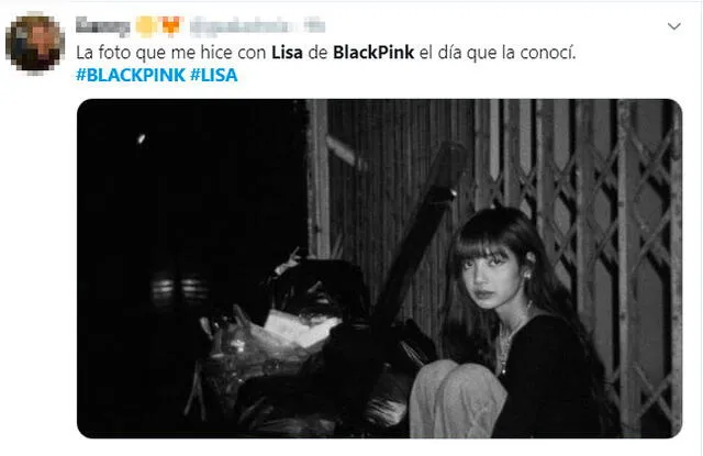 No solo en Instagram, también en Twitter algunos BLINKs comentaron que la foto de Lisa al lado de la basura, era una foto con ellos.