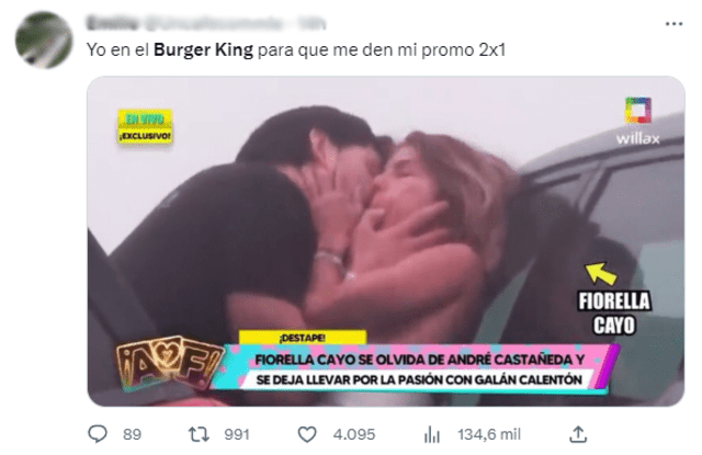  Meme "Día del beso". Foto: twitter   