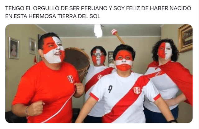 Las canciones sobre Perú no pueden faltar en su día. Foto: Twitter    
