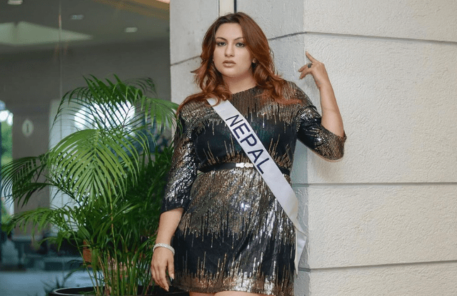 Miss Nepal sorprende con su participación. Foto: Instagram/Jane Garrett   